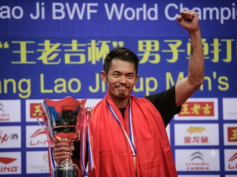 Lin Dan là biểu tượng của giải cầu lông vô địch thế giới với 5 lần vô địch đơn nam, một kỷ lục đáng nhớ trong lịch sử cầu lông.