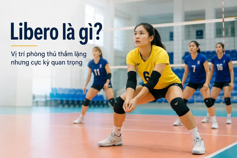 Libero là gì? Giải đáp chi tiết về vị trí libero trong bóng chuyền
