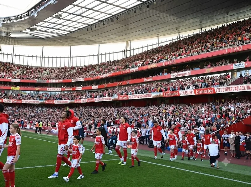 Emirates Stadium là mái nhà hiện đại gắn liền với bản sắc và cộng đồng người hâm mộ Arsenal tại Bắc London.