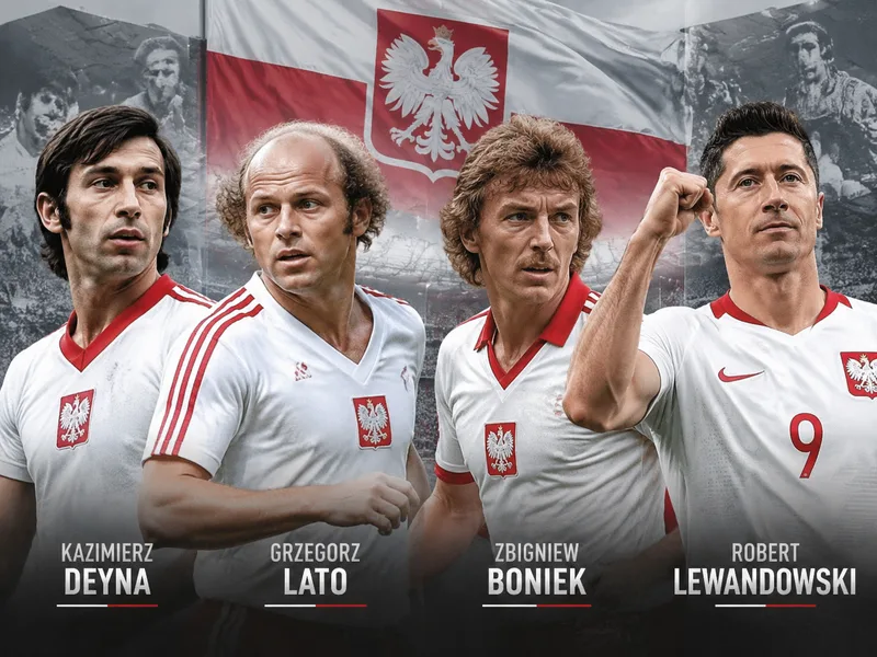 Deyna, Lato, Boniek và Lewandowski là những biểu tượng góp phần xây dựng lịch sử bóng đá Ba Lan qua nhiều thế hệ.
