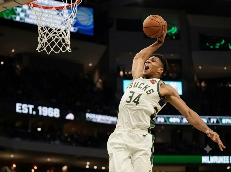 Giannis nổi bật tại NBA nhờ sự kết hợp giữa chiều cao, tốc độ, sức mạnh và khả năng thi đấu đa vị trí.
